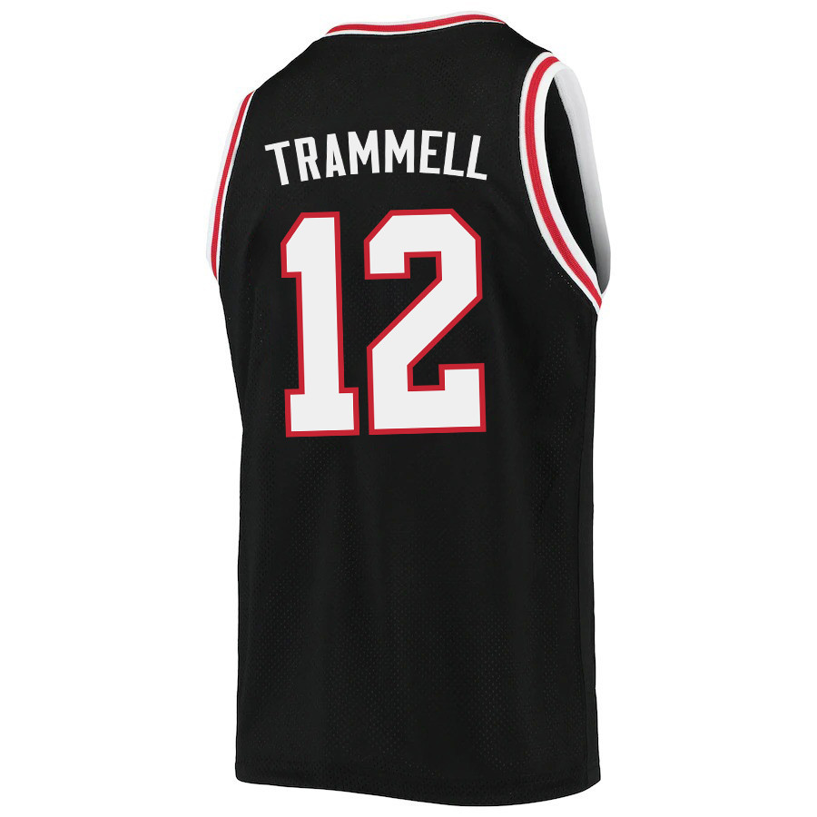 Darrion Trammell 12 San Diego State Aztecs 2023 Basketball Jersey- Men Black