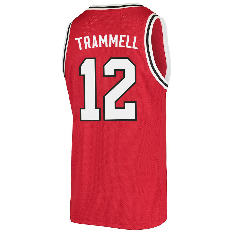 Darrion Trammell 12 San Diego State Aztecs 2023 Basketball Jersey- Men Red
