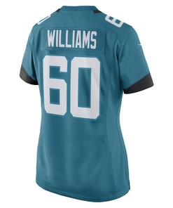 Darryl Williams Jacksonville Jaguars Women's Game Player Jersey - Teal