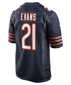 Darrynton Evans Chicago Bears Game Player Jersey - Navy