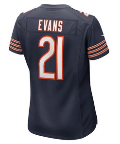 Darrynton Evans Chicago Bears Women's Game Player Jersey - Navy