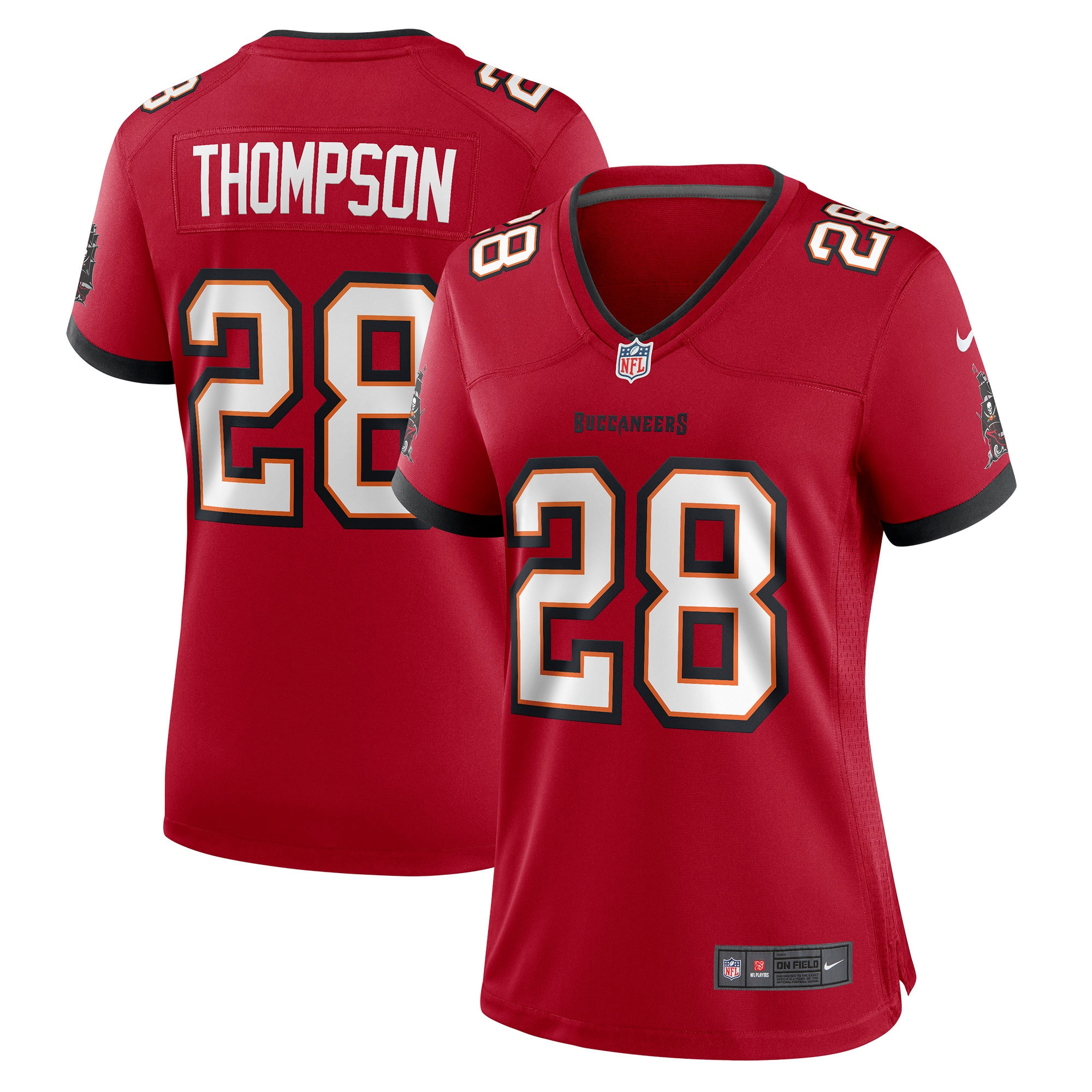 Darwin Thompson Tampa Bay Buccaneers Womens Game Jersey - Red Nfl
