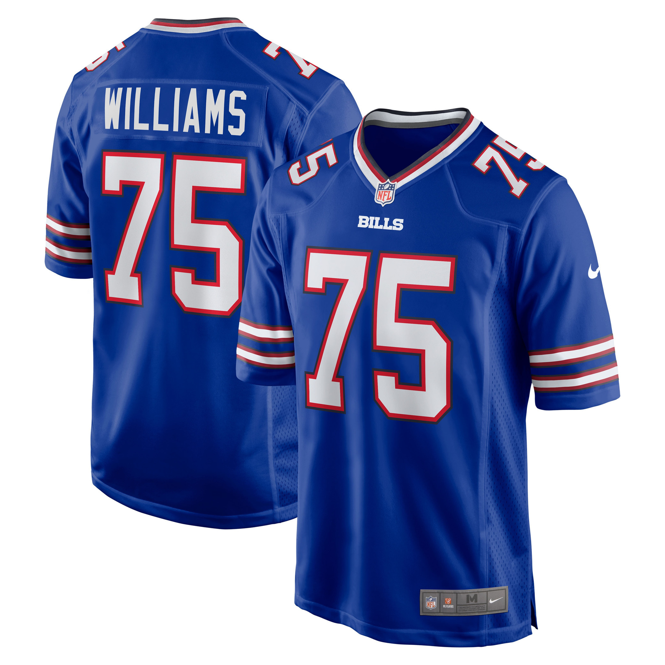 Daryl Williams Buffalo Bills Game Player Jersey - Royal Nfl