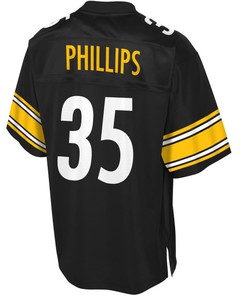 Dashaun Phillips Pittsburgh Steelers Nfl Pro Line Youth Player Jersey - Black
