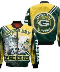 Davante Adams 17 Green Bay Packers For Fans Bomber Jacket Model 1734