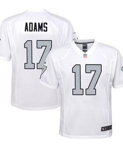 Davante Adams 17 Las Vegas Raiders Alternate Game Youth Jersey - White Jersey