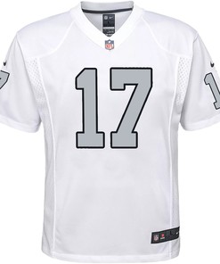 Davante Adams 17 Las Vegas Raiders Alternate Game Youth Jersey - White Jersey
