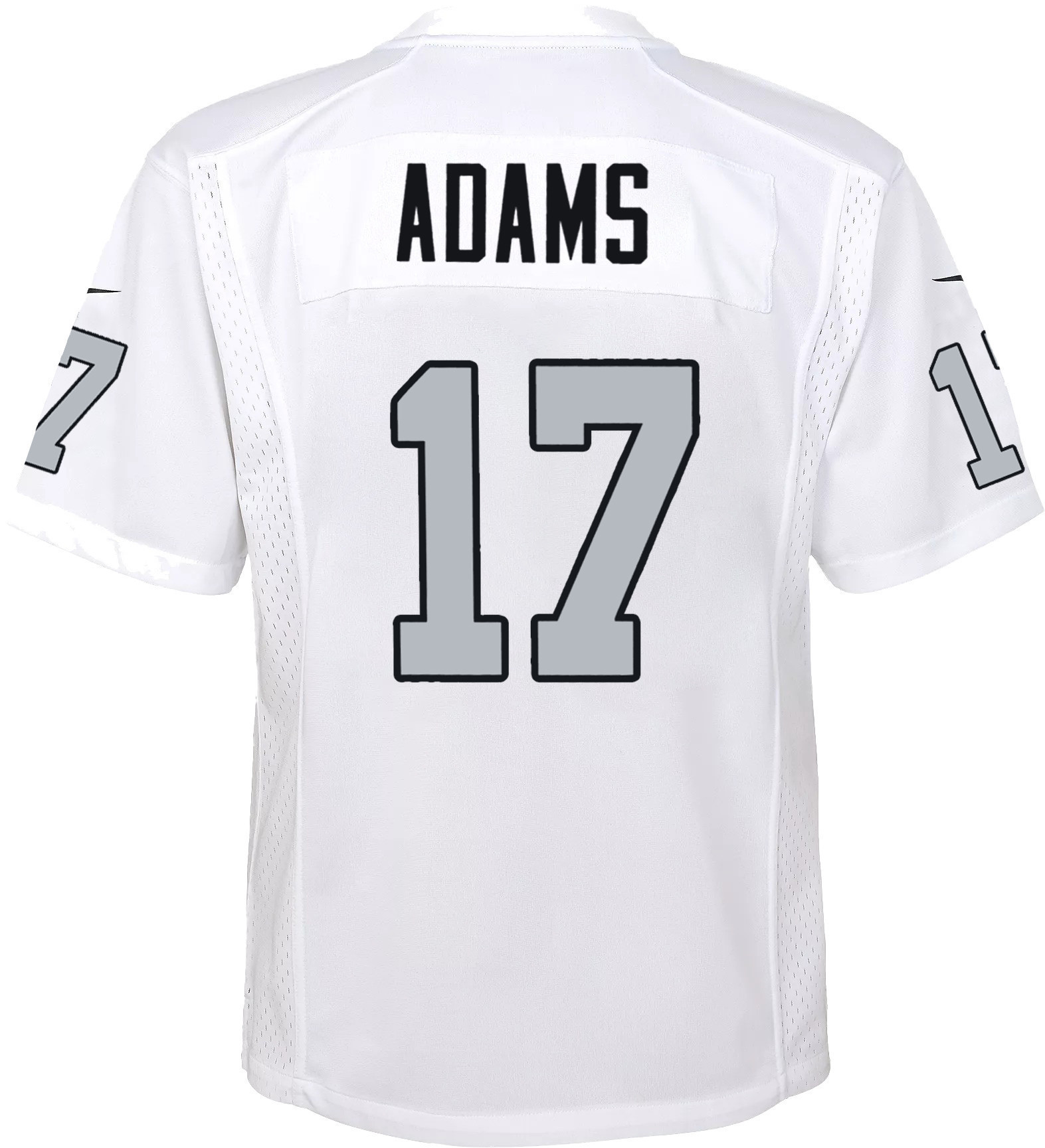 Davante Adams 17 Las Vegas Raiders Alternate Game Youth Jersey - White Jersey