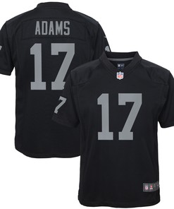 Davante Adams 17 Las Vegas Raiders Game Youth Jersey - Black Jersey