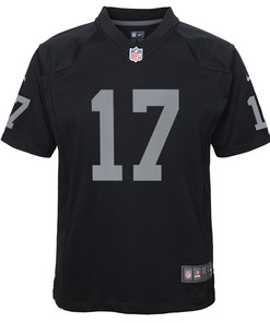 Davante Adams 17 Las Vegas Raiders Game Youth Jersey - Black Jersey