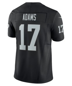 Davante Adams 17 Las Vegas Raiders Vapor F.U.S.E. Limited Jersey - Black