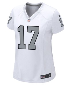 Davante Adams 17 Las Vegas Raiders Women's Alternate Game Jersey - White Jersey
