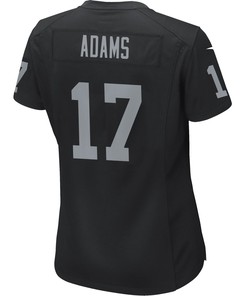 Davante Adams 17 Las Vegas Raiders Women's Game Jersey - Black Jersey