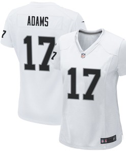 Davante Adams 17 Las Vegas Raiders Women's Game Jersey - White Jersey