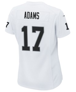 Davante Adams 17 Las Vegas Raiders Women's Game Jersey - White Jersey