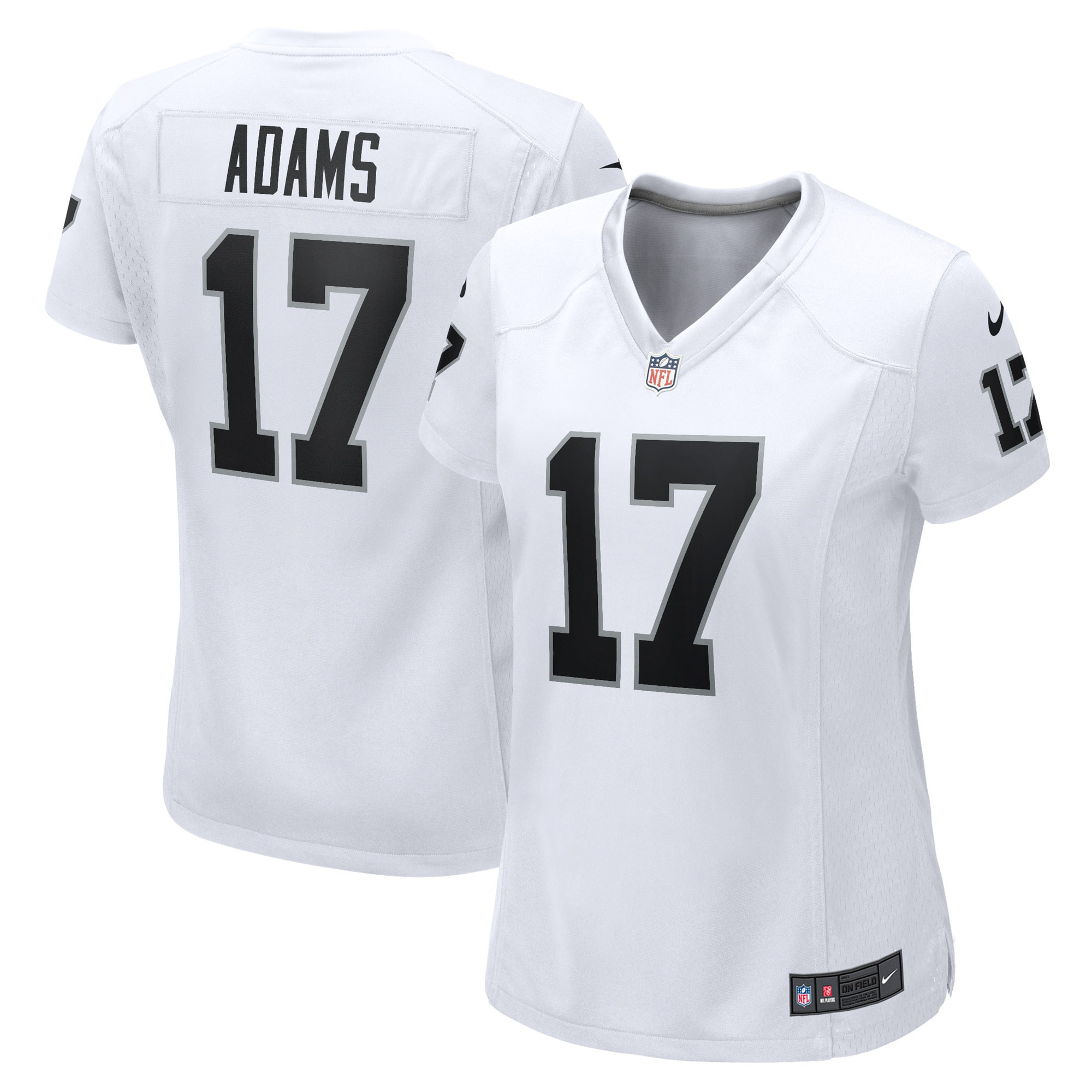 Davante Adams Las Vegas Raiders Womens Game Jersey - White Nfl