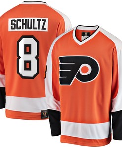 Dave Schultz Philadelphia Flyers Fanatics Branded Premier Breakaway Retired Player Jersey - Orange Nhl