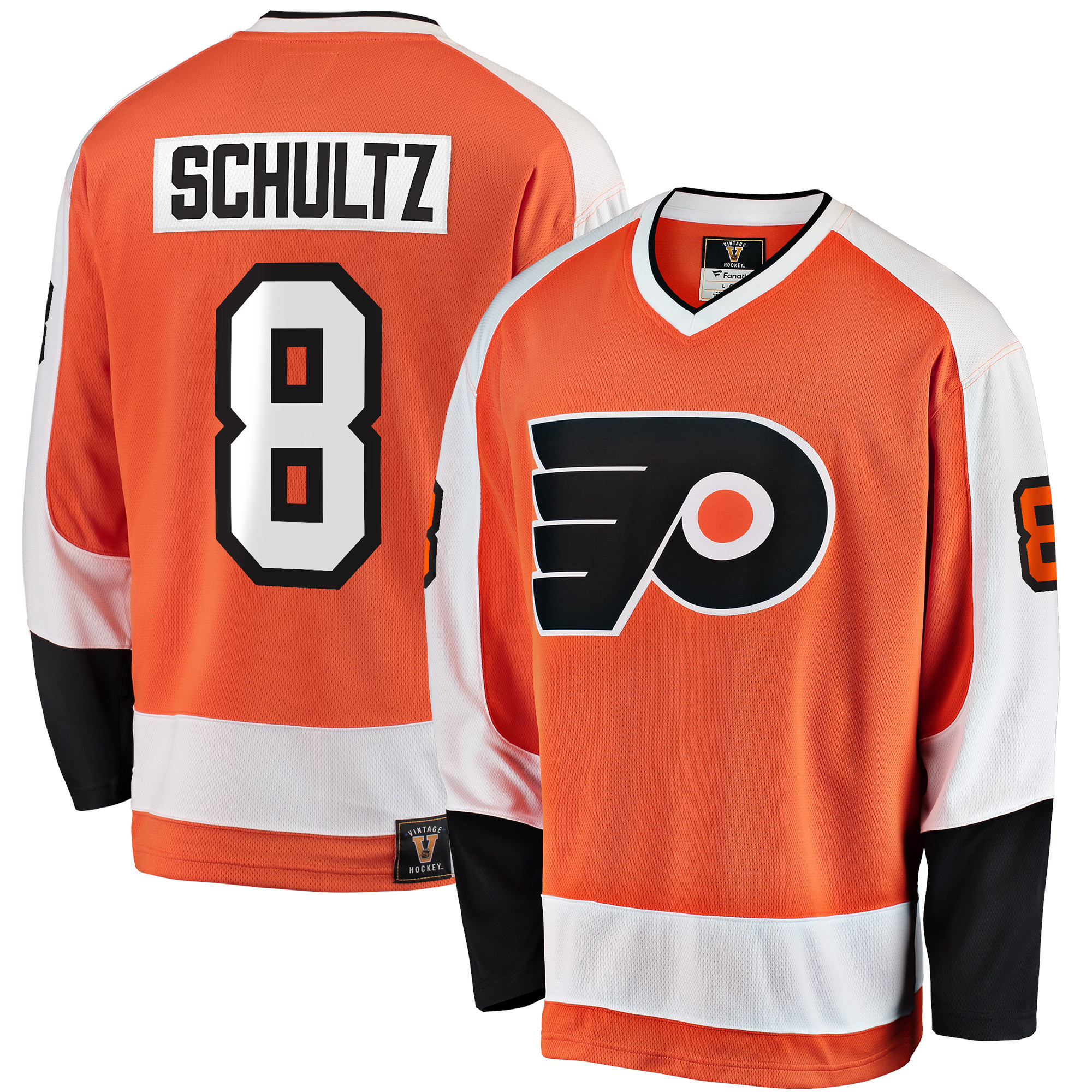 Dave Schultz Philadelphia Flyers Fanatics Branded Premier Breakaway Retired Player Jersey - Orange Nhl