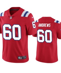 David Andrews New England Patriots Red Vapor Limited Jersey