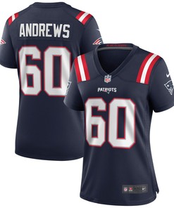 David Andrews New England Patriots Womens Game Jersey - Navy Nfl