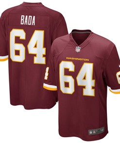 David Bada Washington Football Team Game Player Jersey - Burgundy Nfl
