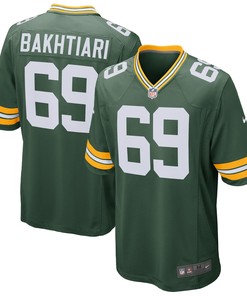 David Bakhtiari Green Bay Packers Game Player Jersey - Green Nfl
