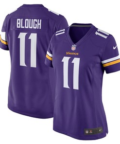David Blough 11 Minnesota Vikings Women's Home Game Player Jersey - Purple