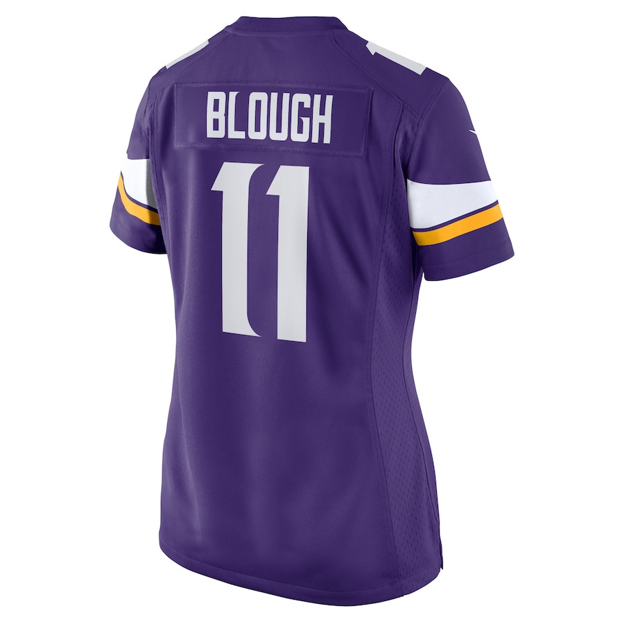 David Blough 11 Minnesota Vikings Women's Home Game Player Jersey - Purple