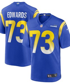 David Edwards Los Angeles Rams Game Jersey - Royal Nfl