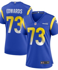 David Edwards Los Angeles Rams Womens Game Jersey - Royal Nfl