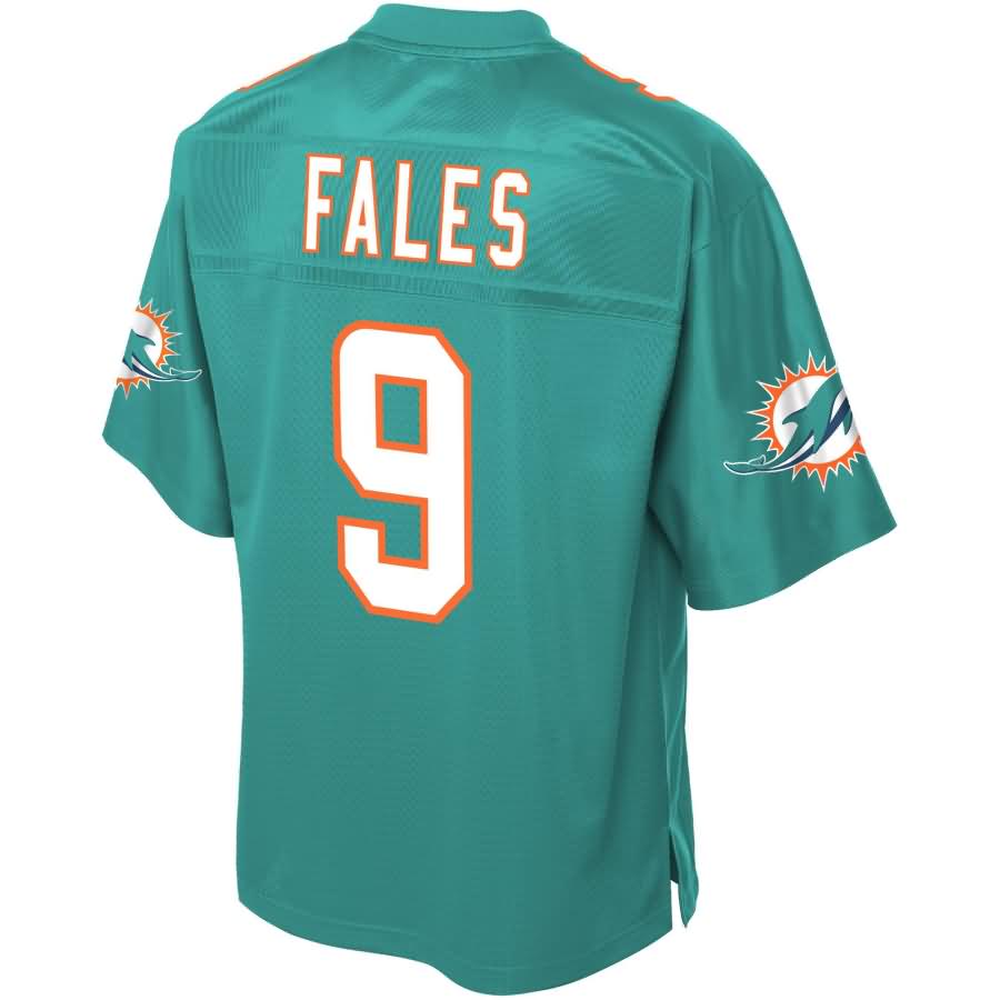David Fales Miami Dolphins Nfl Pro Line Team Player Jersey - Aqua
