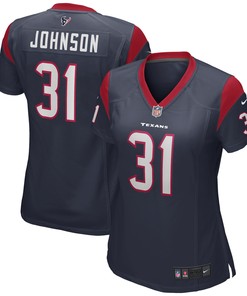 David Johnson Houston Texans Womens Game Player Jersey - Navy Nfl