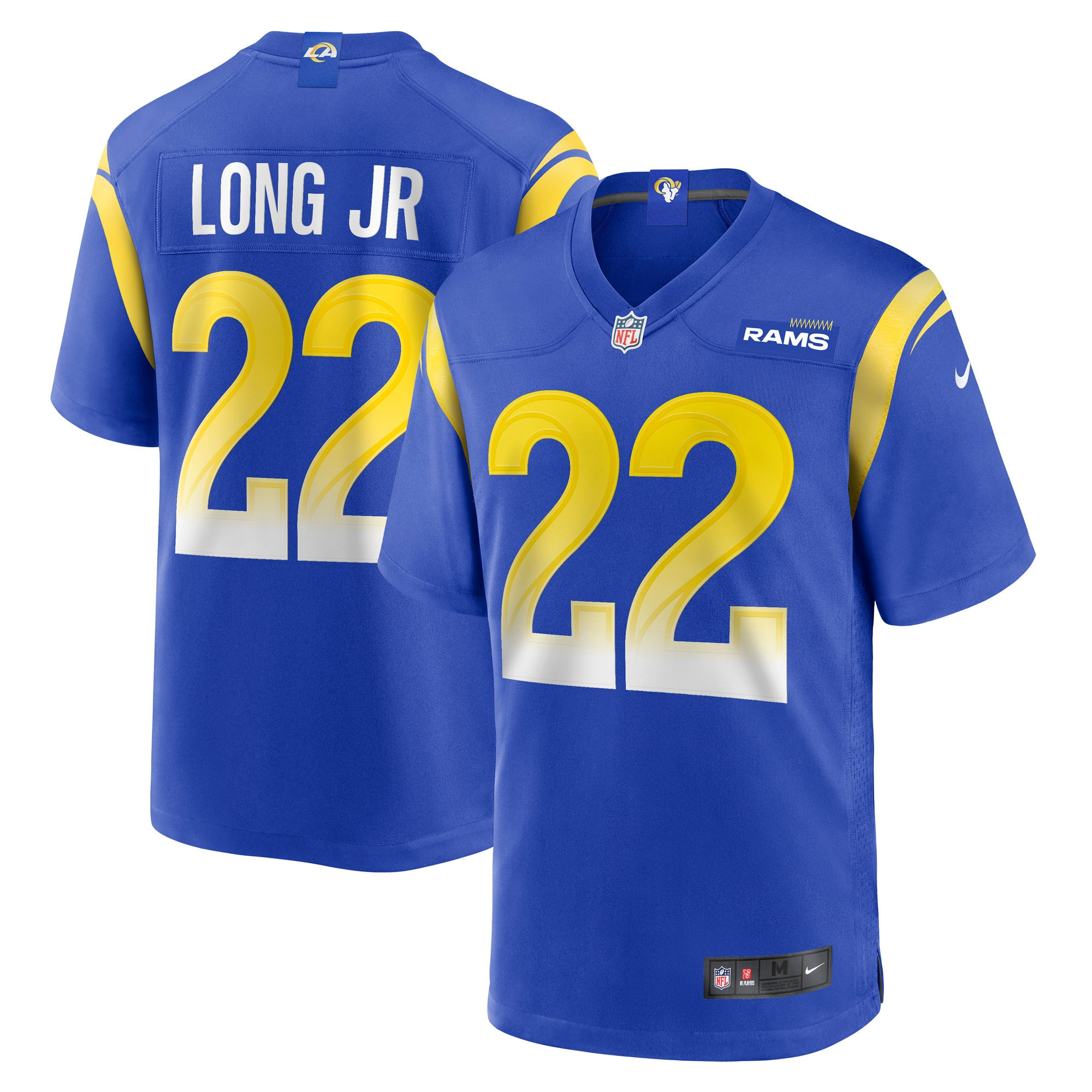 David Long Jr. Los Angeles Rams Game Player Jersey - Royal Nfl