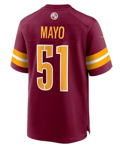David Mayo Washington Commanders Game Player Jersey - Burgundy