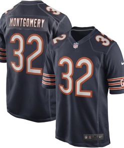 David Montgomery Chicago Bears Game Jersey - Navy Nfl