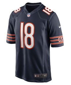 David Moore Chicago Bears Game Player Jersey - Navy