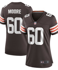 David Moore Cleveland Browns Womens Game Jersey - Brown Nfl