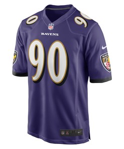 David Ojabo 90 Baltimore Ravens 2022 NFL Draft Pick Player Game Jersey - Purple