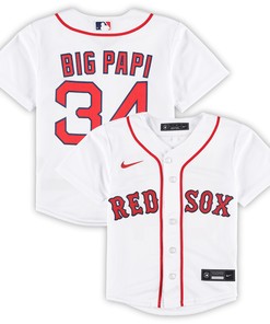 David Ortiz Boston Red Sox Preschool 2022 Hall Of Fame Replica Player Jersey - White Mlb