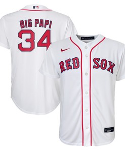 David Ortiz Boston Red Sox Replica Player Jersey - White Mlb