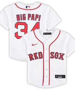 David Ortiz Boston Red Sox Toddler 2022 Hall Of Fame Team Replica Player Jersey - White Mlb