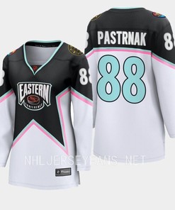 David Pastrnak 88 Boston Bruins Black 2023 All-Star Eastern Conference Jersey Women