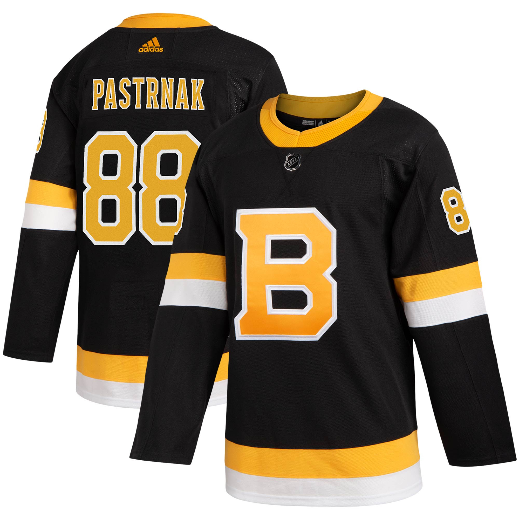 David Pastrnak Boston Bruins Adidas Alternate Authentic Player Jersey - Black Nhl