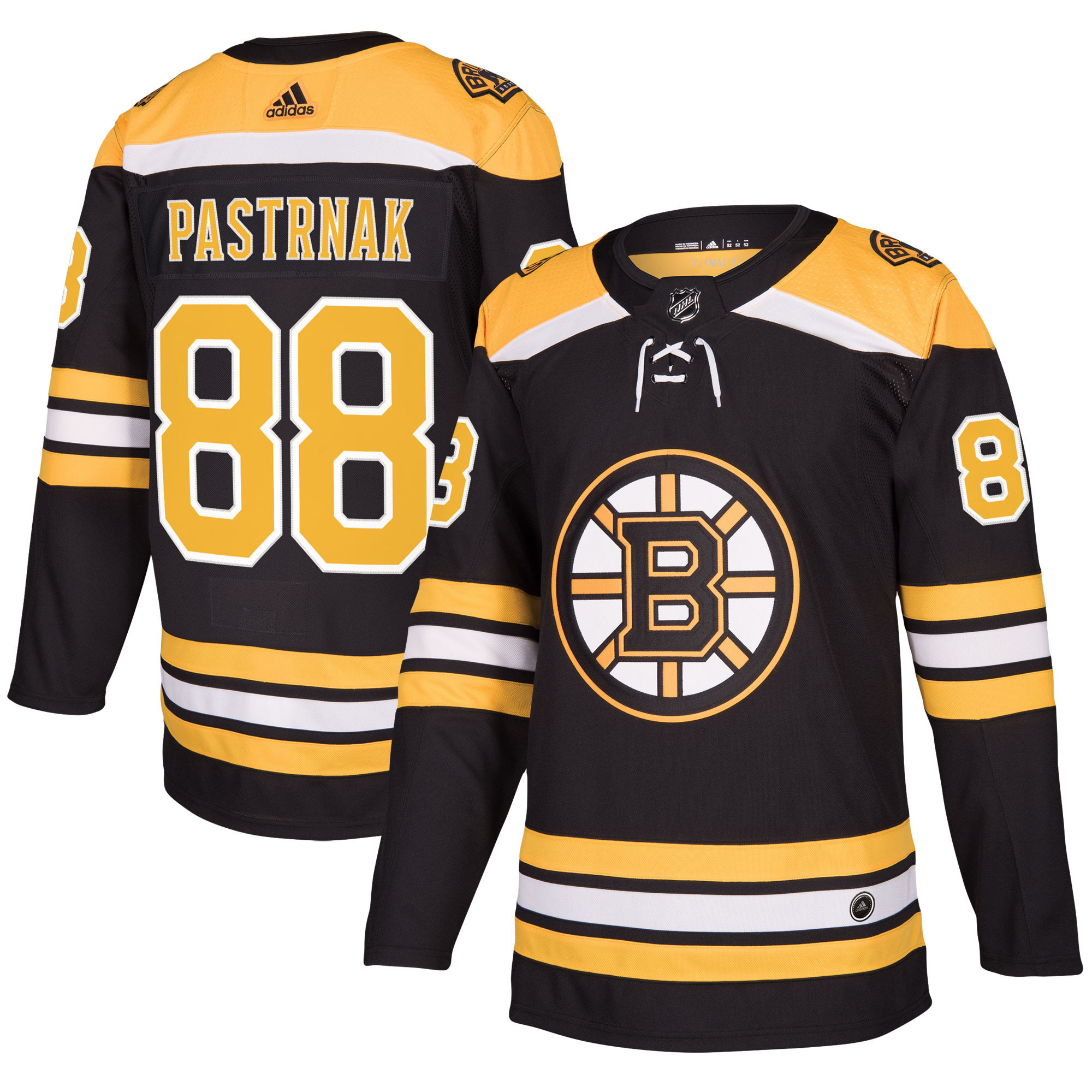 David Pastrnak Boston Bruins Adidas Authentic Player Jersey - Black Nhl