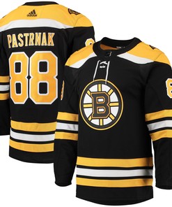 David Pastrnak Boston Bruins Adidas Home Primegreen Authentic Pro Player Jersey - Black Nhl