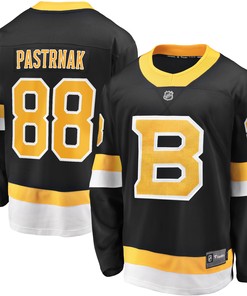 David Pastrnak Boston Bruins Fanatics Branded Alternate Premier Breakaway Player Jersey - Black Nhl