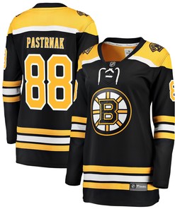David Pastrnak Boston Bruins Fanatics Branded Womens Home Premier Breakaway Player Jersey - Black Nhl