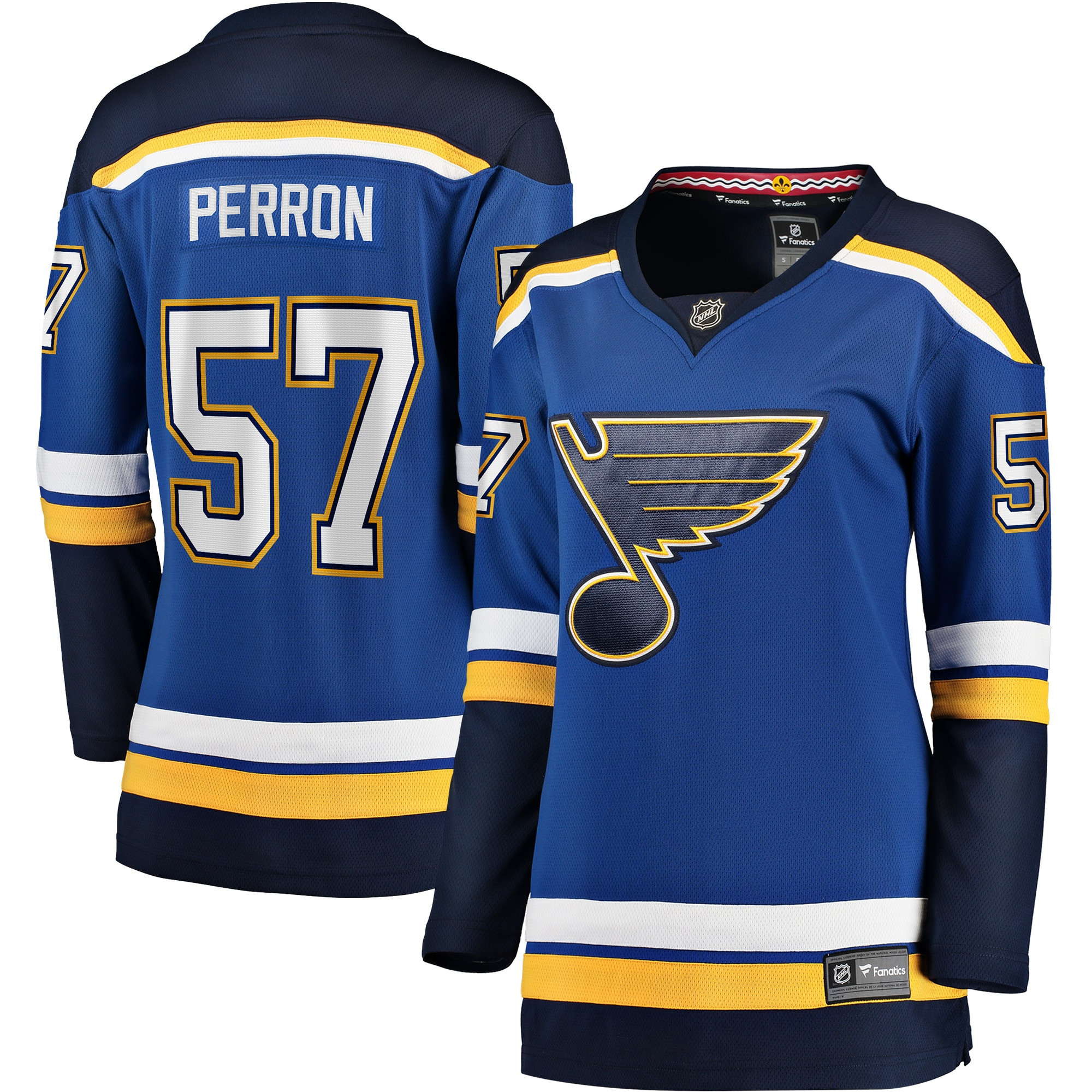 David Perron St. Louis Blues Fanatics Branded Womens Home Breakaway Player Jersey - Blue Nhl