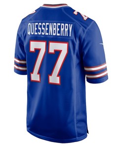 David Quessenberry Buffalo Bills Game Player Jersey - Royal