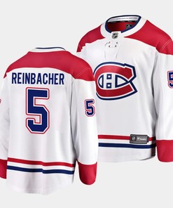 David Reinbacher #5 Montreal Canadiens 2023 NHL Draft Away Men Jersey - White